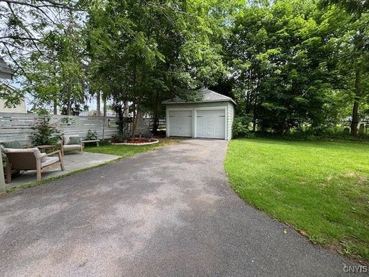 Backyard, Detached Garage, Exterior