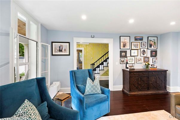 Interior, Recessed Lighting, Wood Texture Flooring