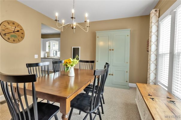 Chandelier, Dining room, Interior