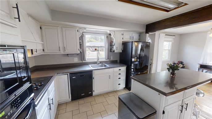 Interior, Kitchen, Wooden Beams