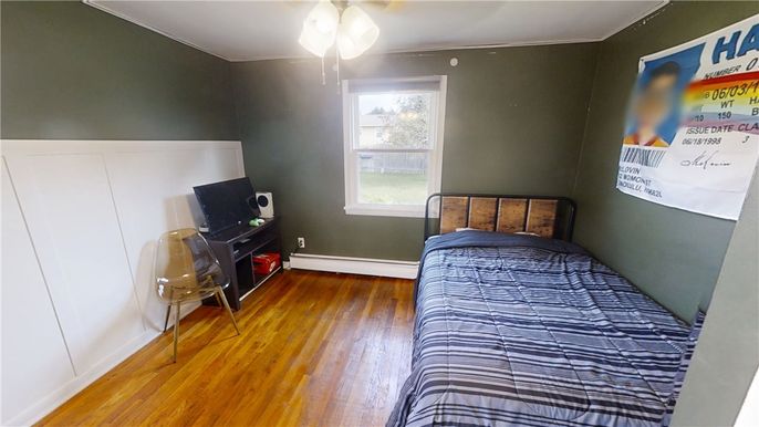 Bedroom, Interior, Wood Texture Flooring