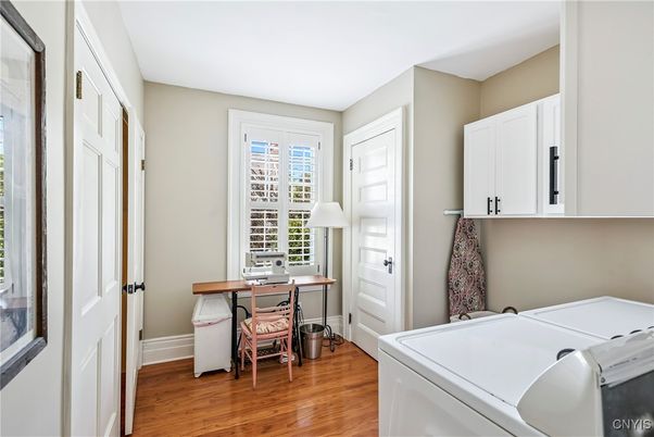Home Office, Interior, Wood Texture Flooring
