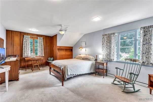 Bedroom, Interior, Wooden Walls