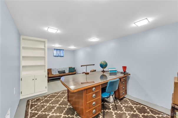 Home Office, Interior, Recessed Lighting