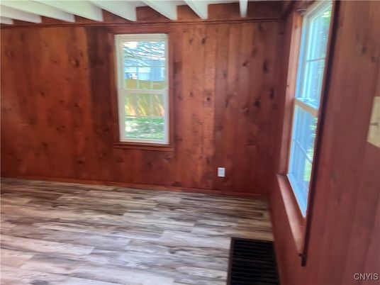 Empty room, Interior, Wood Texture Flooring, Wooden Walls