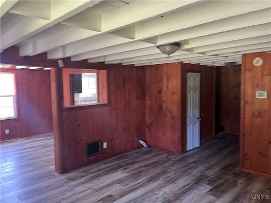 Empty room, Interior, Wood Texture Flooring, Wooden Walls
