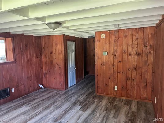 Empty room, Interior, Wood Texture Flooring, Wooden Walls