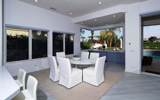 Dining room, Interior, Recessed Lighting, Water