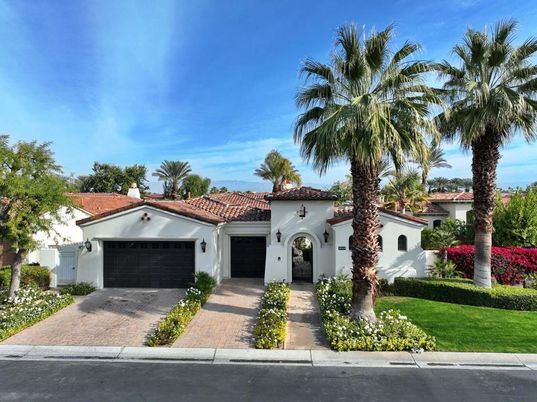 Attached, Exterior, Facade, Spanish Mediterranean