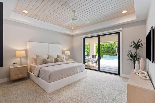 Bedroom, Interior, Recessed Lighting