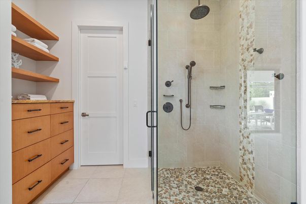 Bathroom, Glass Shower, Interior