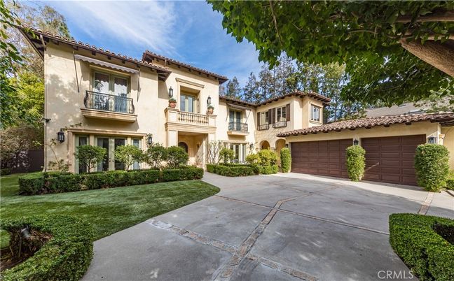 Attached, Backyard, Exterior, Facade, Mediterranean