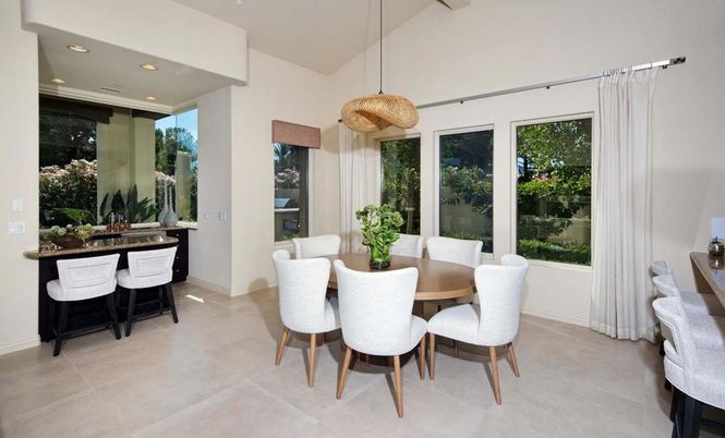 Dining room, Interior, Pendant Lights, Recessed Lighting
