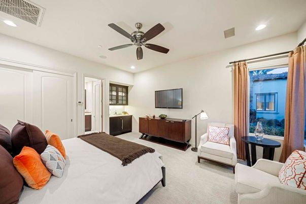 Bedroom, Interior, Recessed Lighting