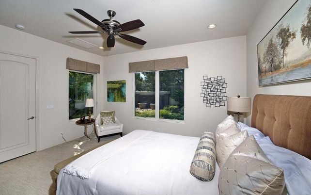 Bedroom, Interior, Recessed Lighting