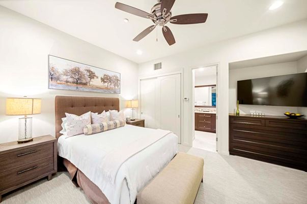 Bedroom, Interior, Recessed Lighting