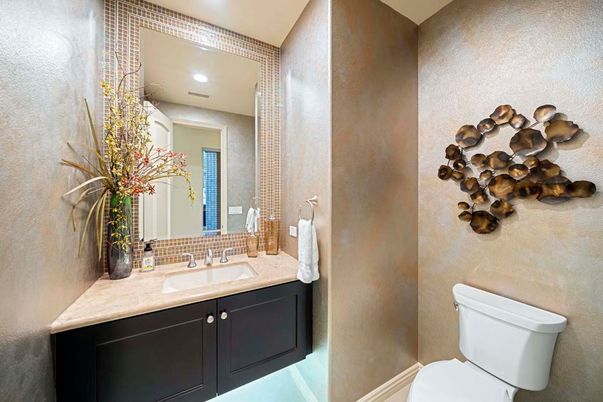 Bathroom, Interior, Recessed Lighting