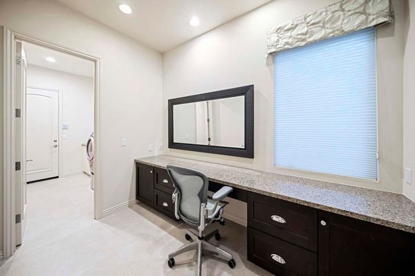 Home Office, Interior, Recessed Lighting
