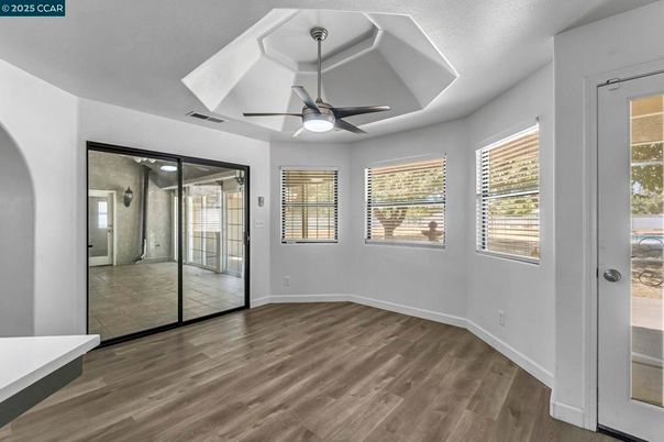 Empty room, Interior, Wood Texture Flooring