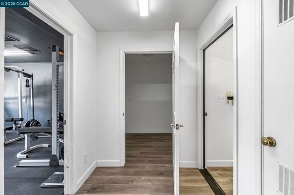 Fitness Equipment, Gym, Interior, Wood Texture Flooring
