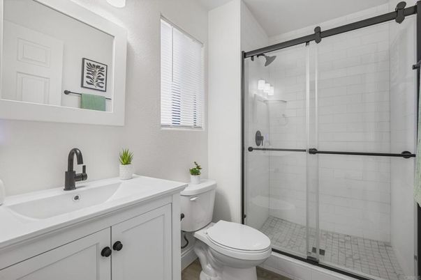 Bathroom, Glass Shower, Interior