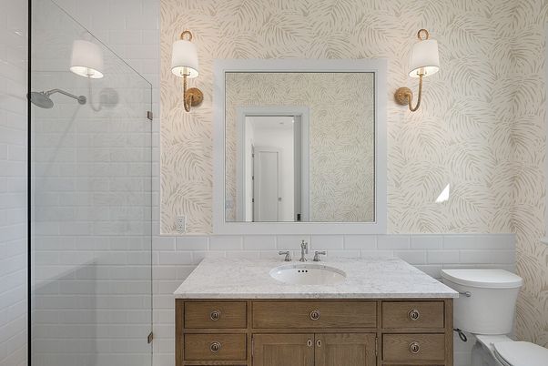Bathroom, Glass Shower, Interior