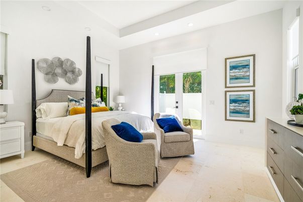 Bedroom, Interior, Recessed Lighting