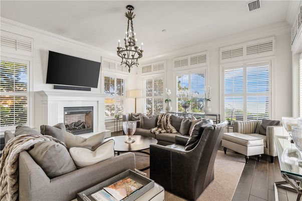 Chandelier, Fireplace, Interior, Living room, Wood Texture Flooring