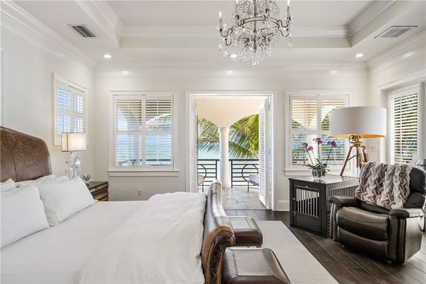Bedroom, Chandelier, Interior, Recessed Lighting
