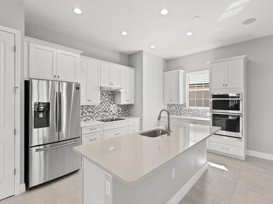 Interior, Kitchen, Recessed Lighting, Stainless Steel Appliances