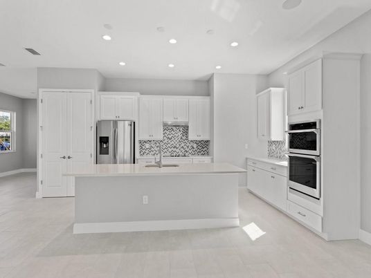 Interior, Kitchen, Recessed Lighting, Stainless Steel Appliances