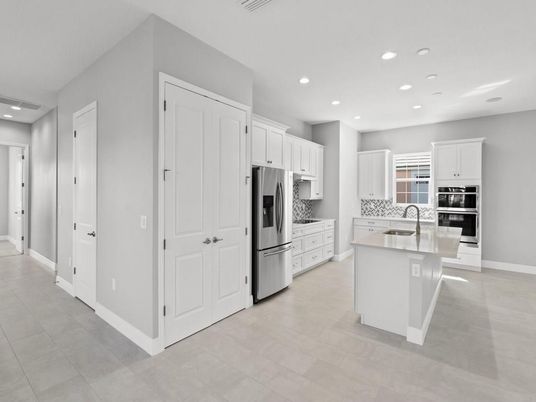 Interior, Kitchen, Recessed Lighting, Stainless Steel Appliances