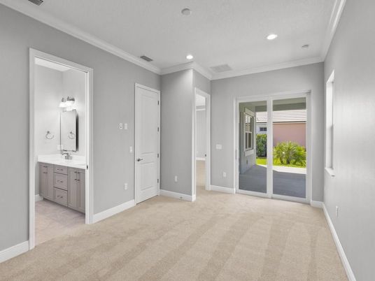 Bathroom, Empty room, Interior, Recessed Lighting