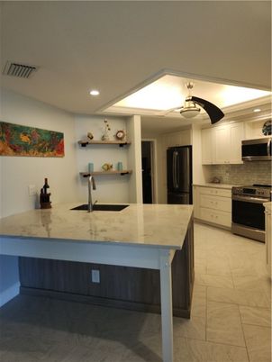 Interior, Kitchen, Recessed Lighting, Stainless Steel Appliances
