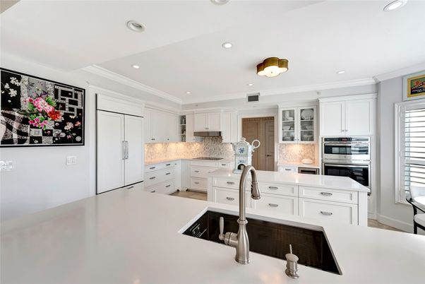 Interior, Kitchen, Recessed Lighting, Stainless Steel Appliances