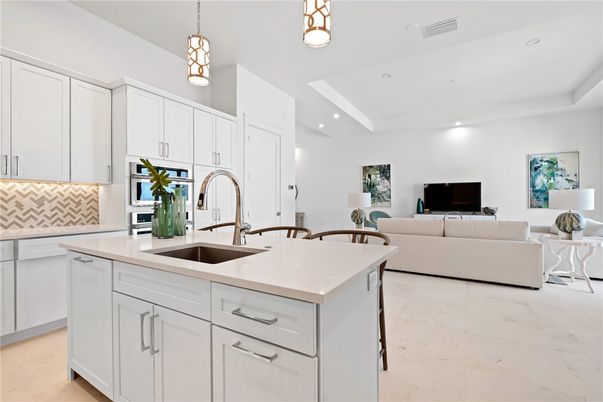 Interior, Kitchen, Living room, Pendant Lights, Recessed Lighting