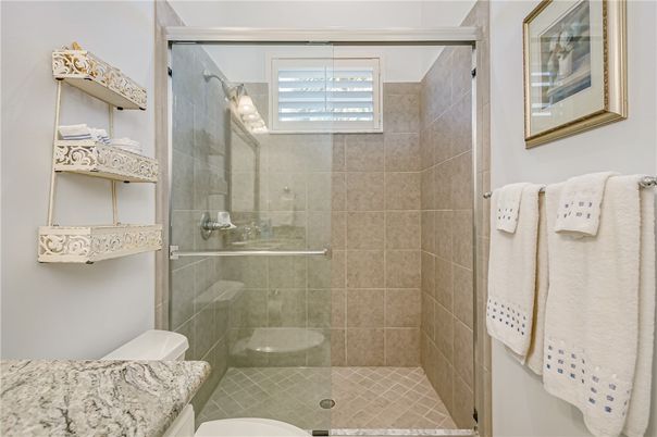 Bathroom, Glass Shower, Interior