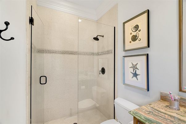 Bathroom, Glass Shower, Interior