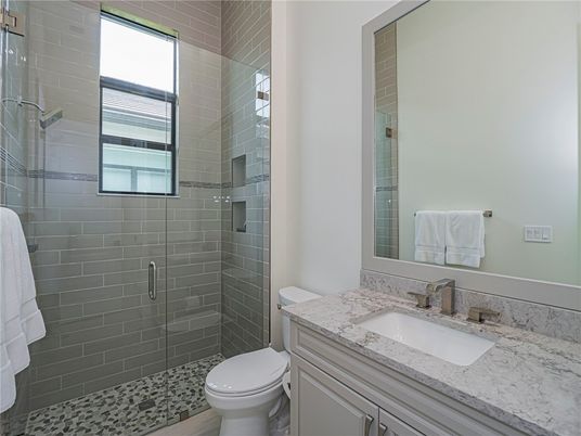 Bathroom, Glass Shower, Interior