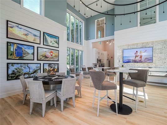 Dining room, Fireplace, Interior, Wood Texture Flooring