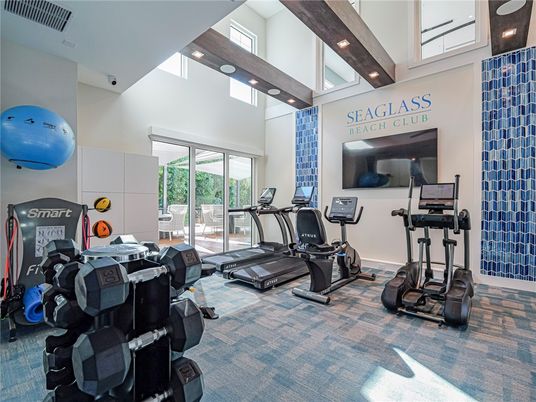 Fitness Equipment, Interior, Recessed Lighting