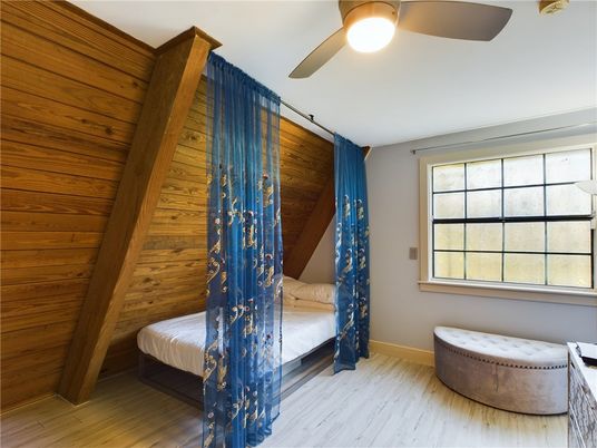 Bedroom, Interior, Wooden Beams, Wooden Ceilings, Wood Texture Flooring, Wooden Walls