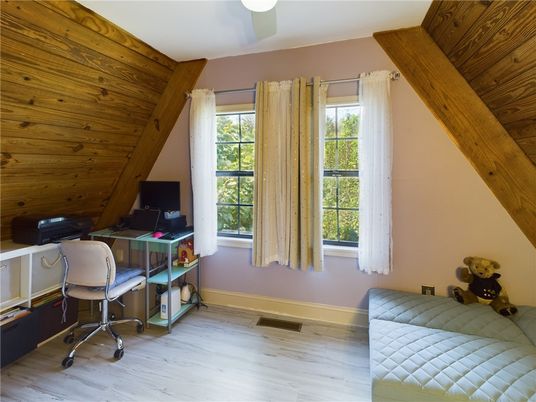Home Office, Interior, Wooden Beams, Wooden Ceilings, Wood Texture Flooring