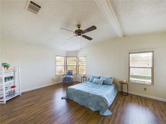 Bedroom, Interior, Wood Texture Flooring