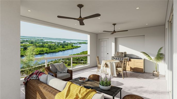 Dining room, Interior, Living room, Recessed Lighting, Water