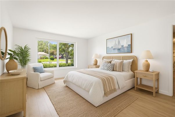 Bedroom, Interior, Wood Texture Flooring
