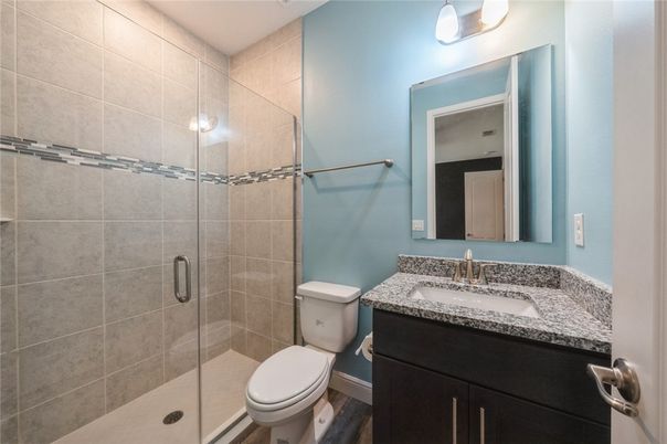 Bathroom, Glass Shower, Interior