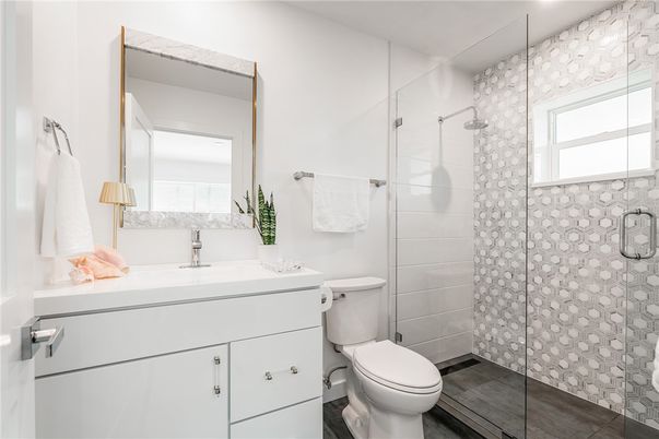 Bathroom, Glass Shower, Interior