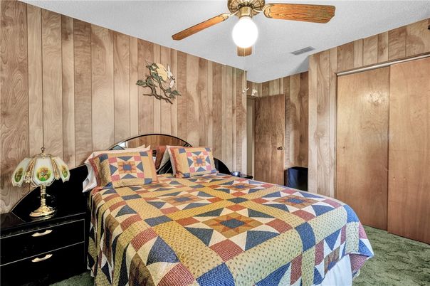 Bedroom, Interior, Wooden Walls