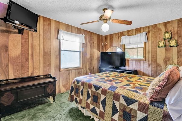 Bedroom, Interior, Wooden Walls